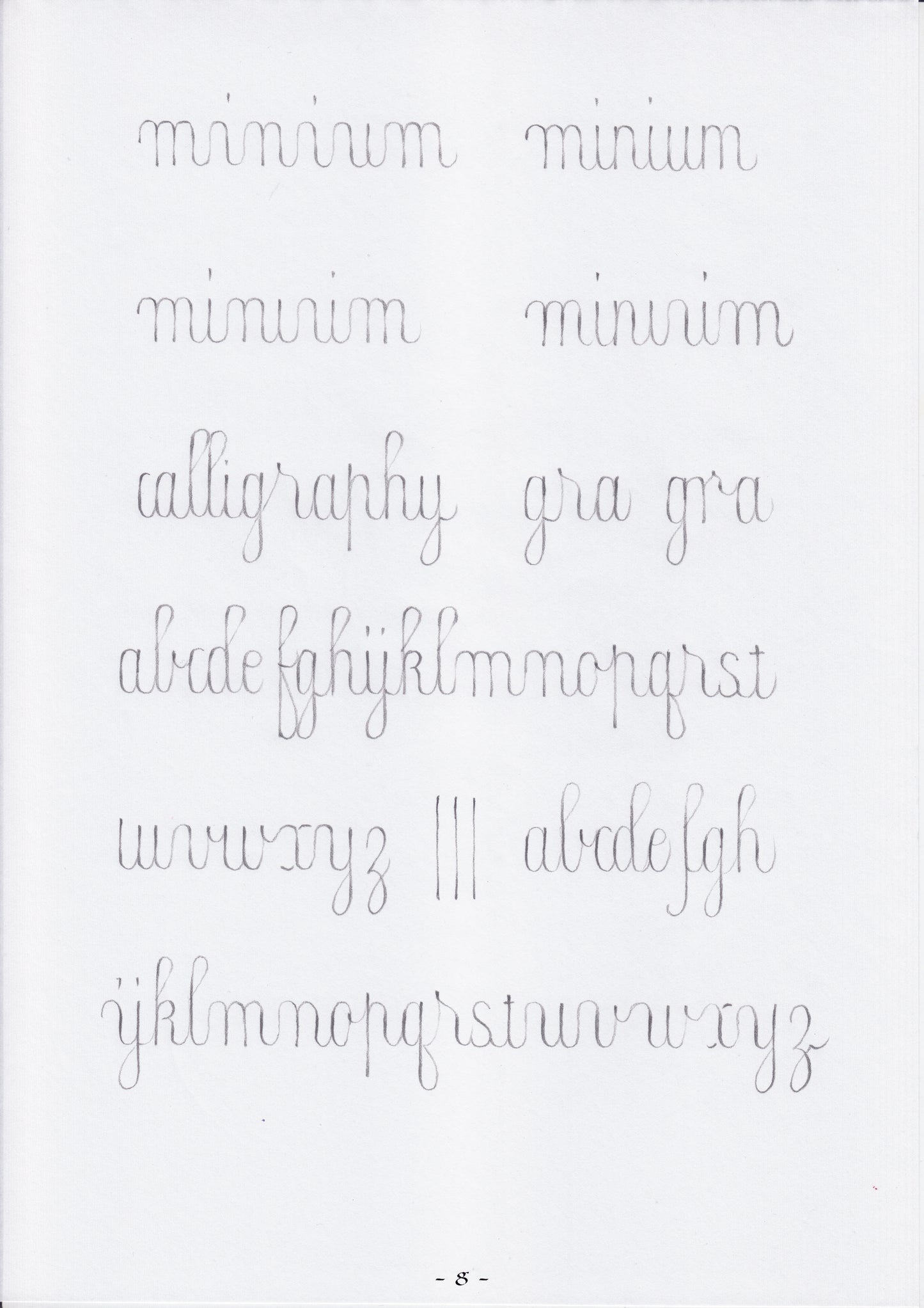 PAScribe - Upright Copperplate Script – Training Wheels - FREE