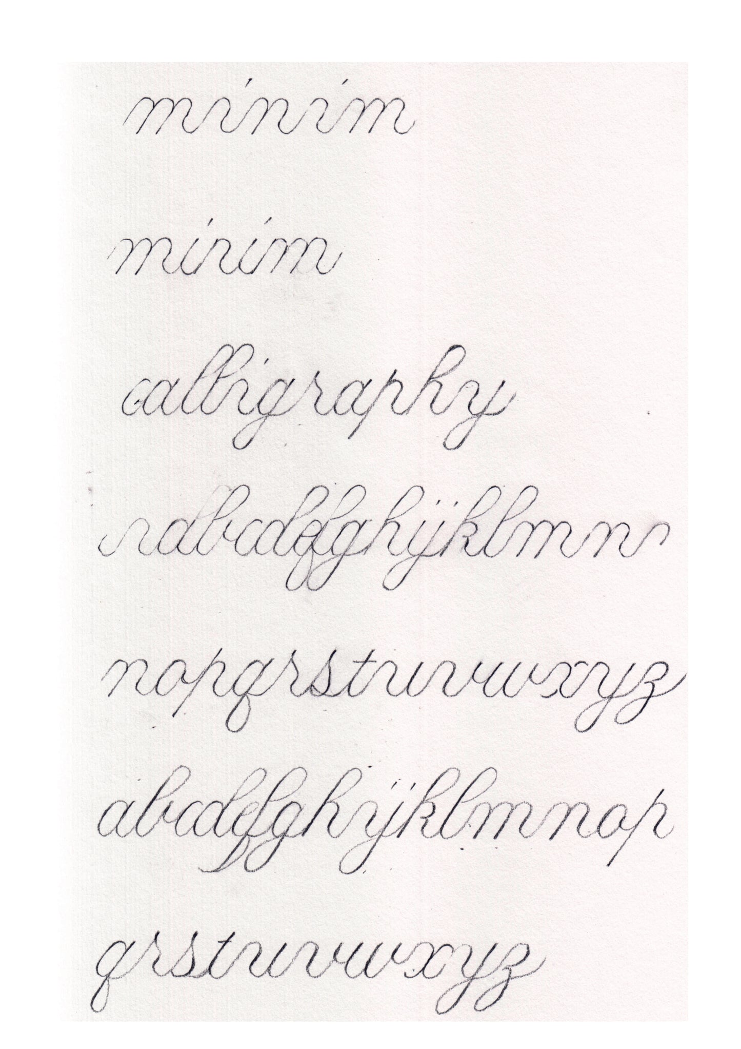 PAScribe - Copperplate Script – Training Wheels - FREE
