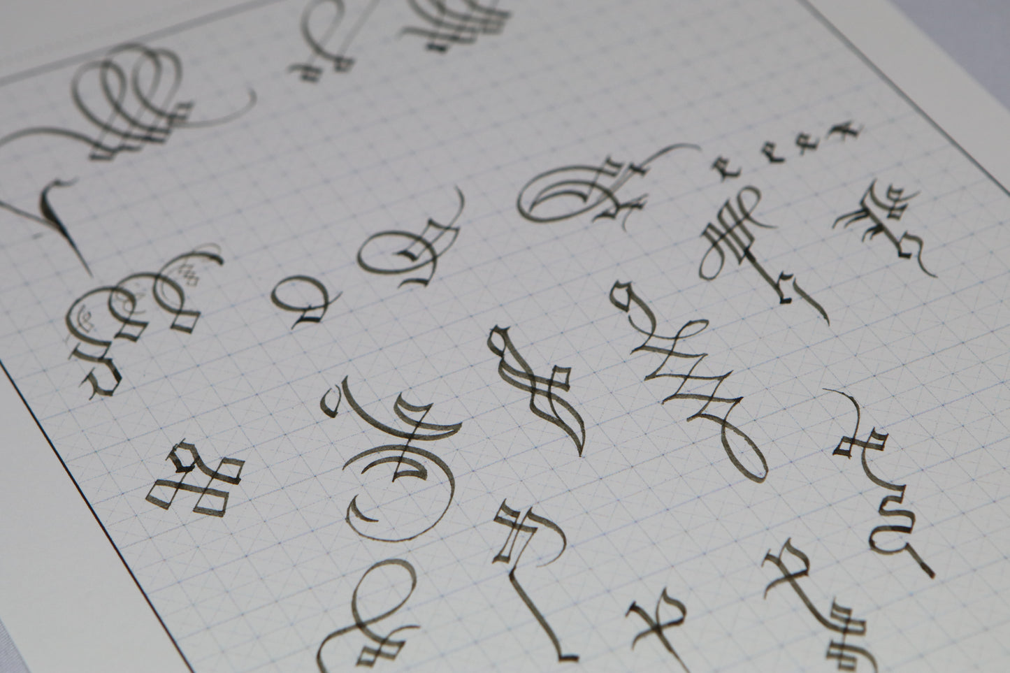 PAScribe - Cadels - Handouts & Grids - Monoline & Broad Edged