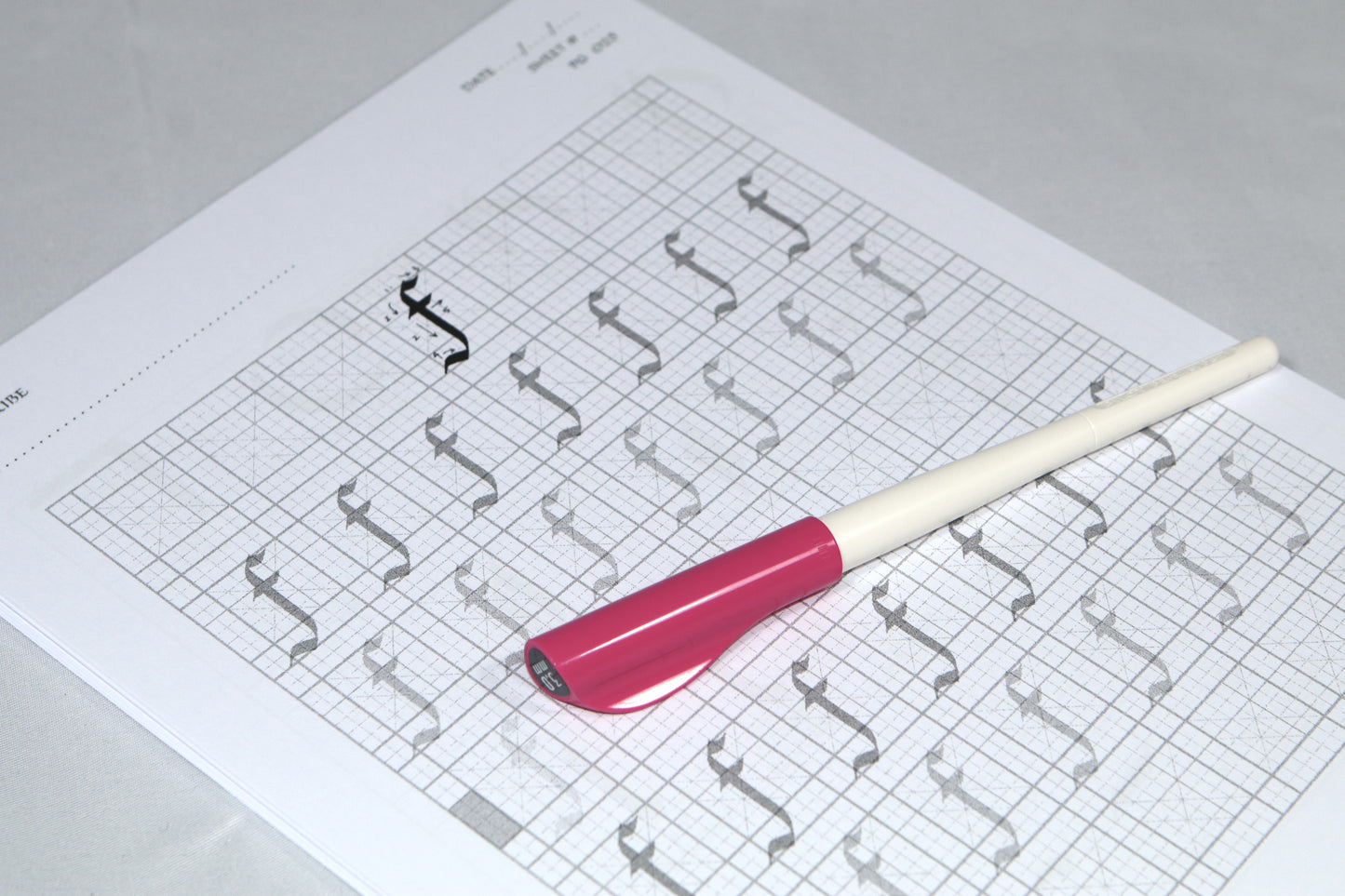 PAScribe - Textualis Quadrata - Worksheets & Grids - Broad Edged