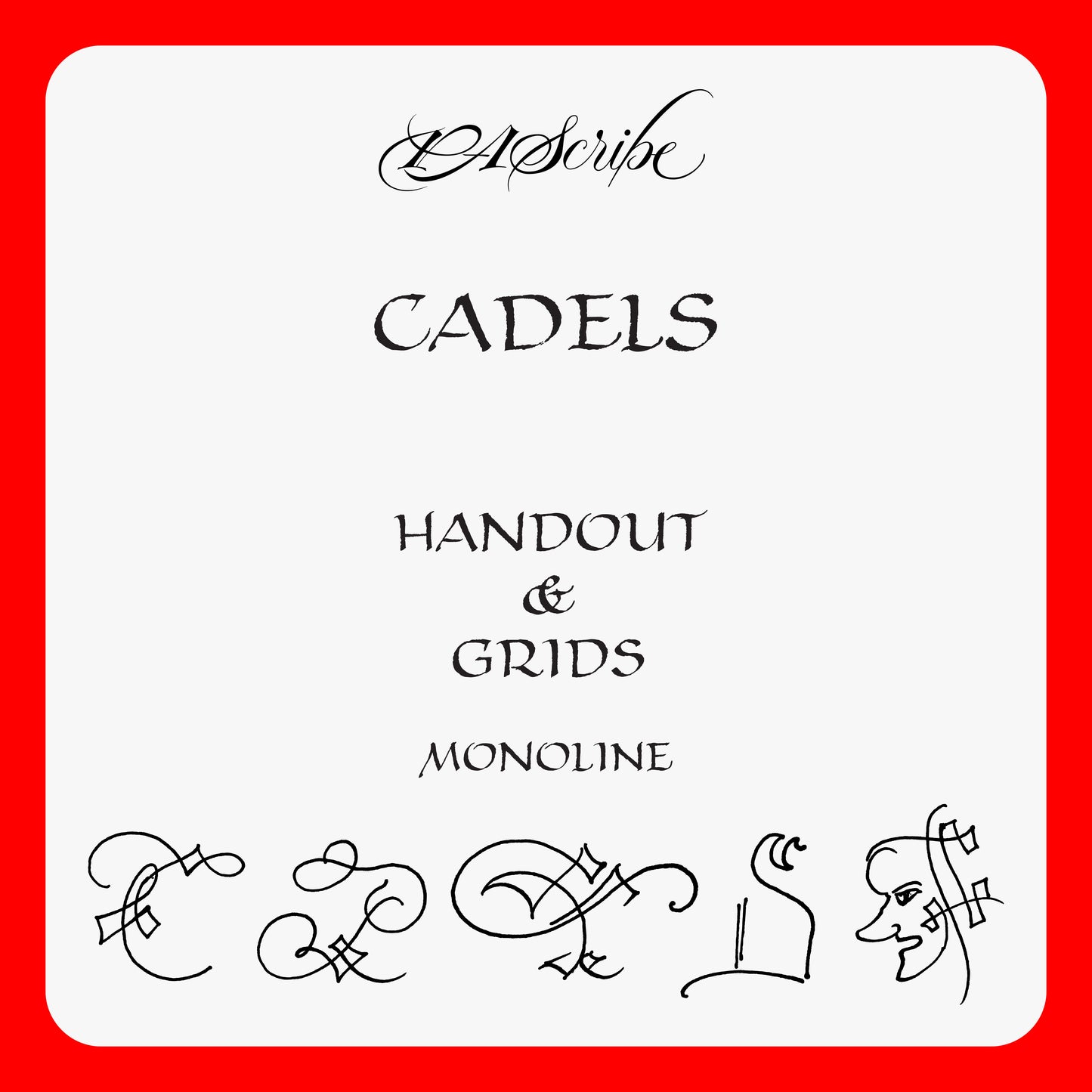 PAScribe - Cadels - Handouts & Grids - Monoline