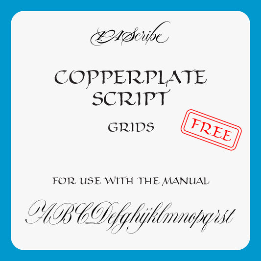 PAScribe - Copperplate Script - Manual Grids - FREE
