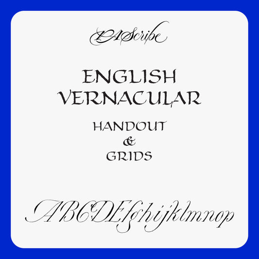 PAScribe English Vernacular - Handout & Grids