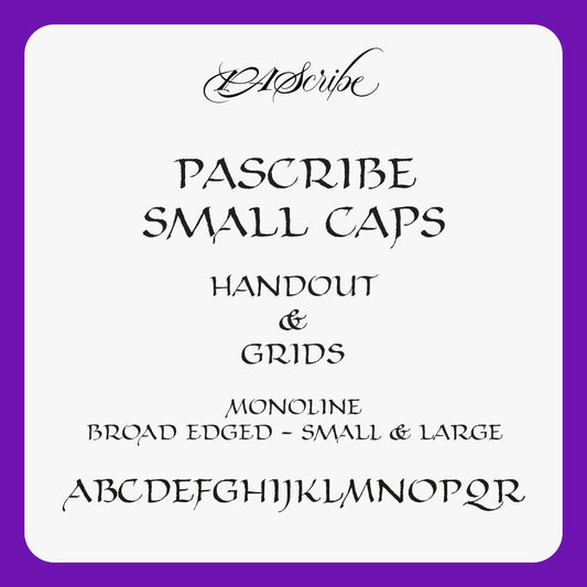 PAScribe Small Caps - Handout & Grids