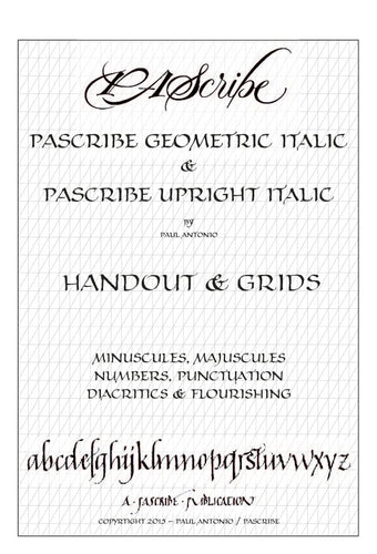 PAScribe Italic Script Handout & Grids